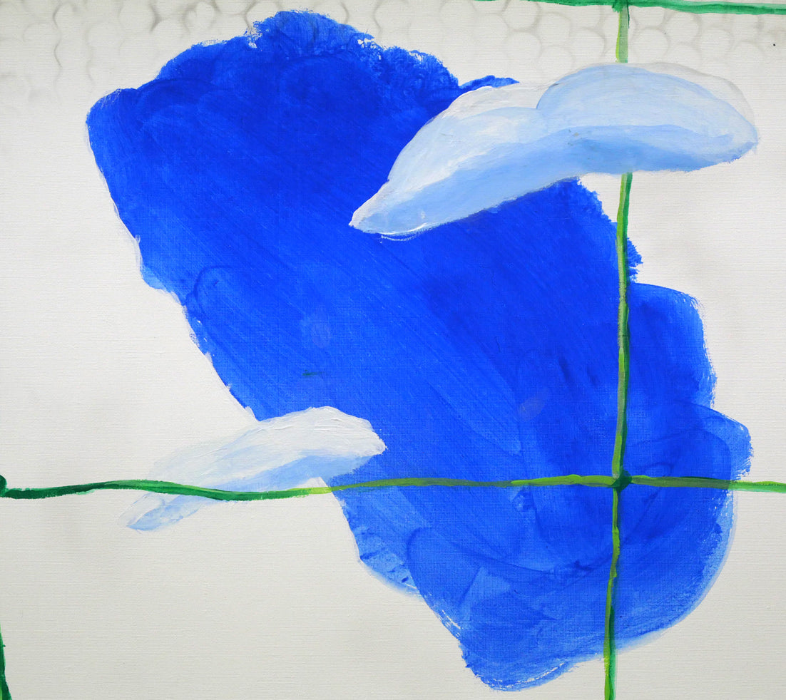 櫻井幸雄「出番のないベンチシリーズ」油絵・F8号 拡大画像2