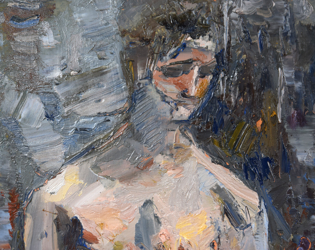 桜井慶治「裸婦」油絵・P20号 拡大画像2