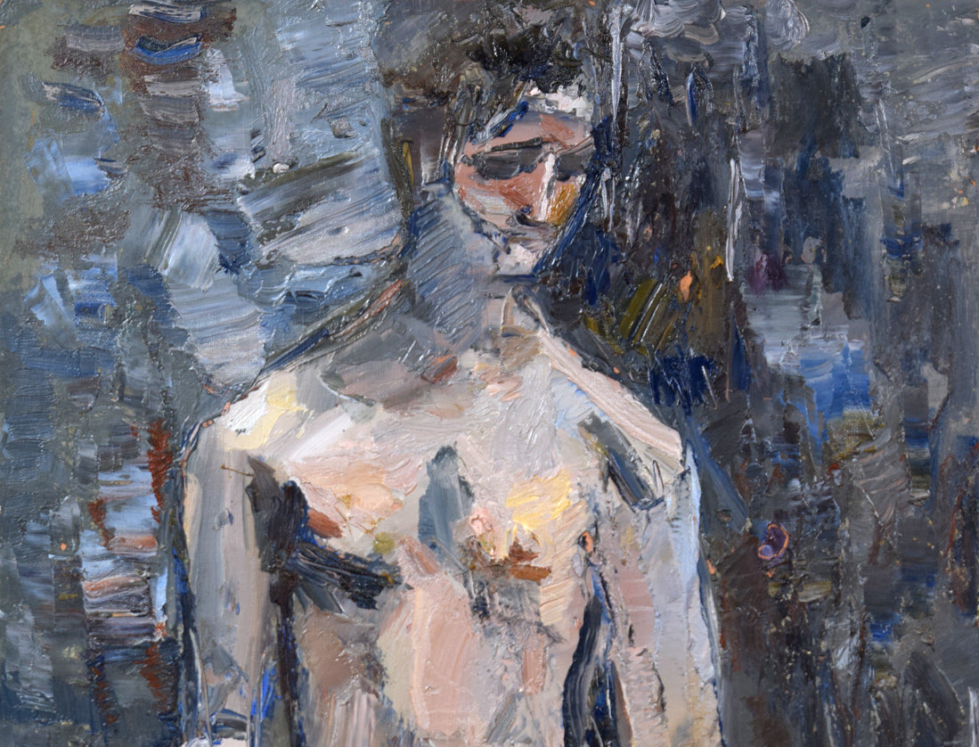 桜井慶治「裸婦」油絵・P20号 拡大画像1