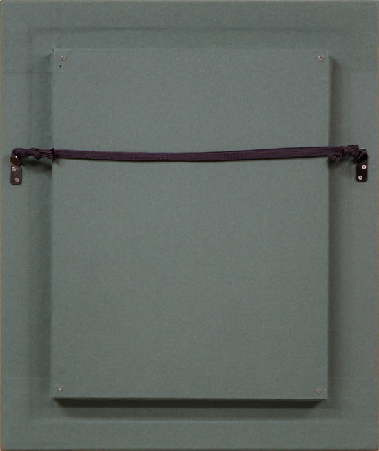 櫻井孝美「燿」油絵・SM 額縁裏側画像