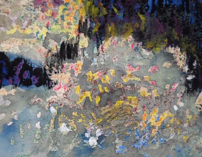 佐々木栄松「釧路湿原」水彩画 拡大画像6