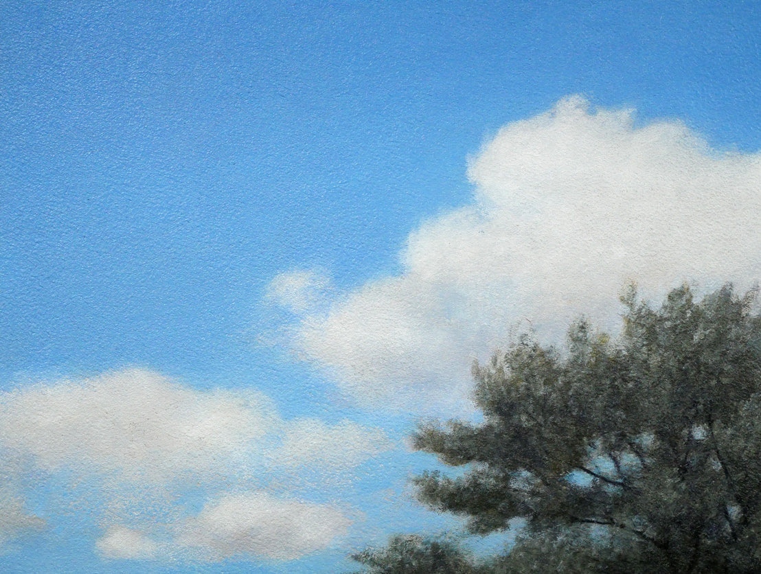 佐々木敏光「ギンドロの大樹」アクリルガッシュ・20号 拡大画像1