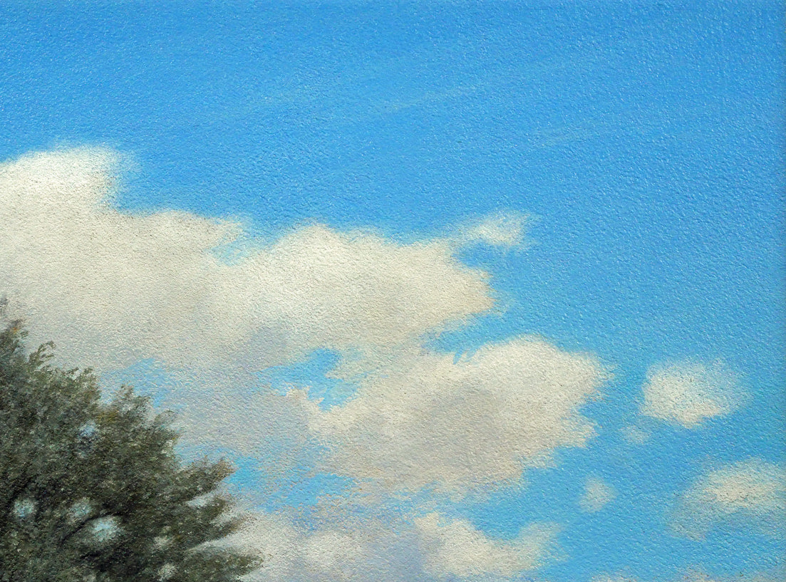 佐々木敏光「ギンドロの大樹」アクリルガッシュ・20号 拡大画像2