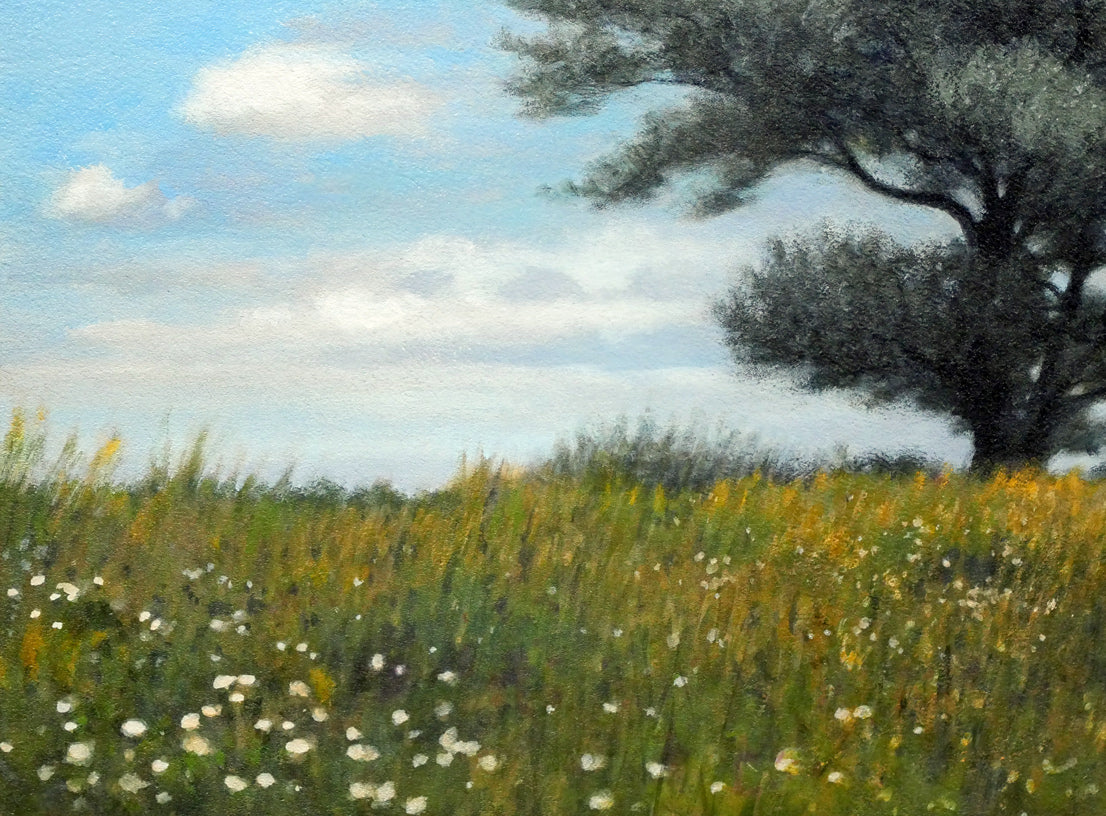 佐々木敏光「ギンドロの大樹」アクリルガッシュ・20号 拡大画像3