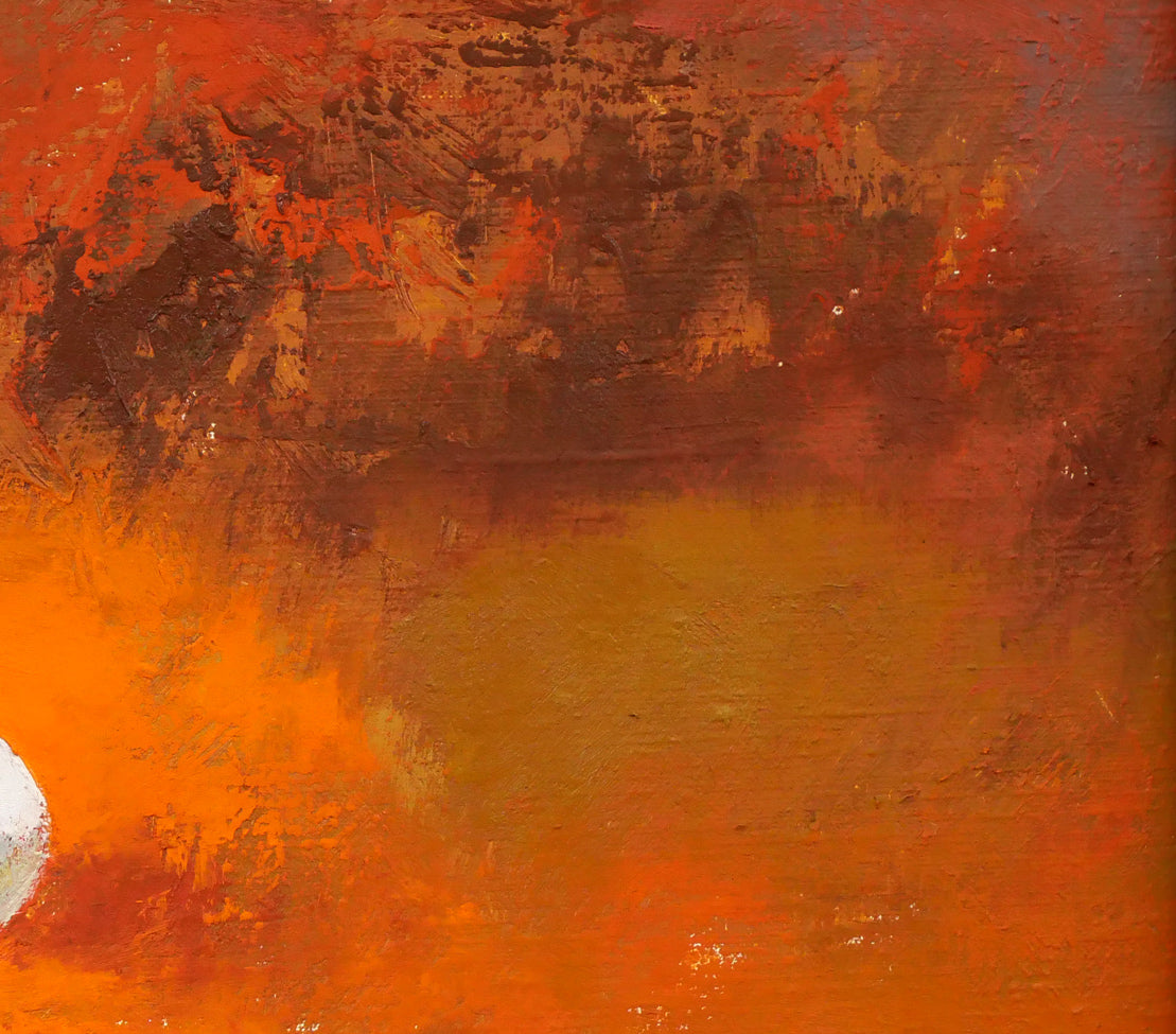 佐々木栄松「釧路湿原」油絵・F6号 拡大画像3