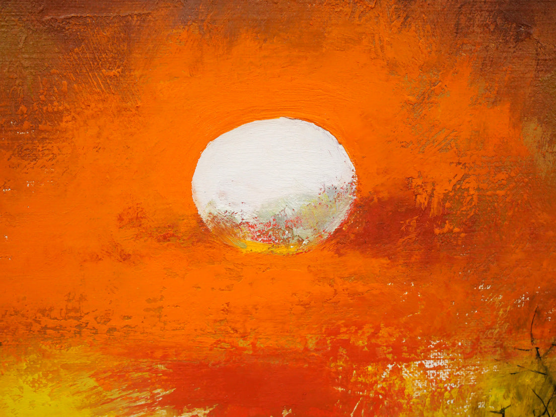 佐々木栄松「釧路湿原」油絵・F6号 拡大画像2