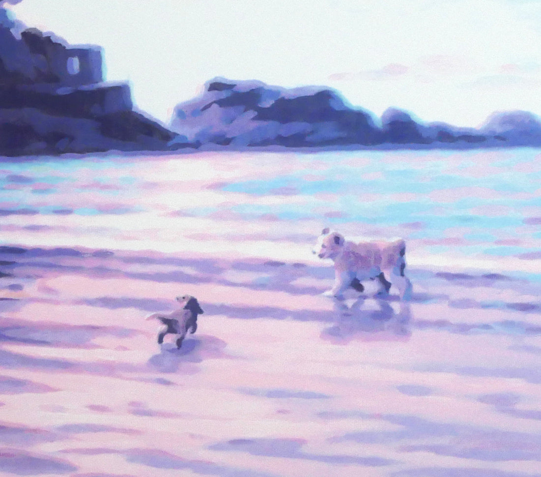 笹倉鉄平「エクリューズ浜」シルクスクリーン版画 拡大画像6