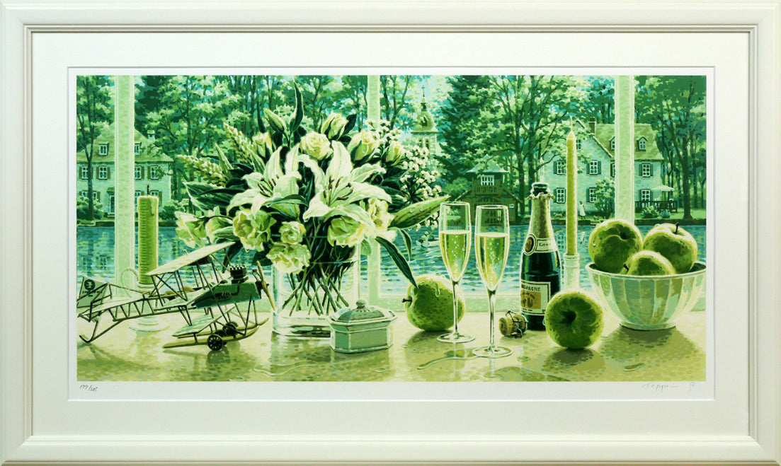 笹倉鉄平「エヴァーグリーン」シルクスクリーン版画