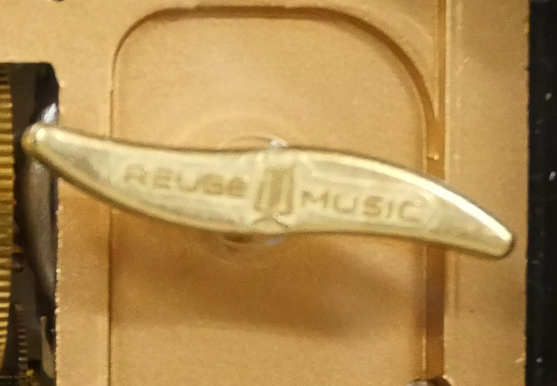 笹倉鉄平「メロディア」シルクスクリーン版画・特製オルゴール額装 オルゴールおら側拡大画像2