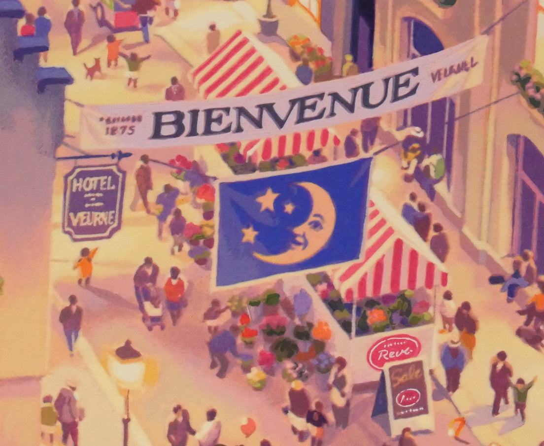 笹倉鉄平「パサージュ デ ルミエール 光の河」シルクスクリーン版画 拡大画像9