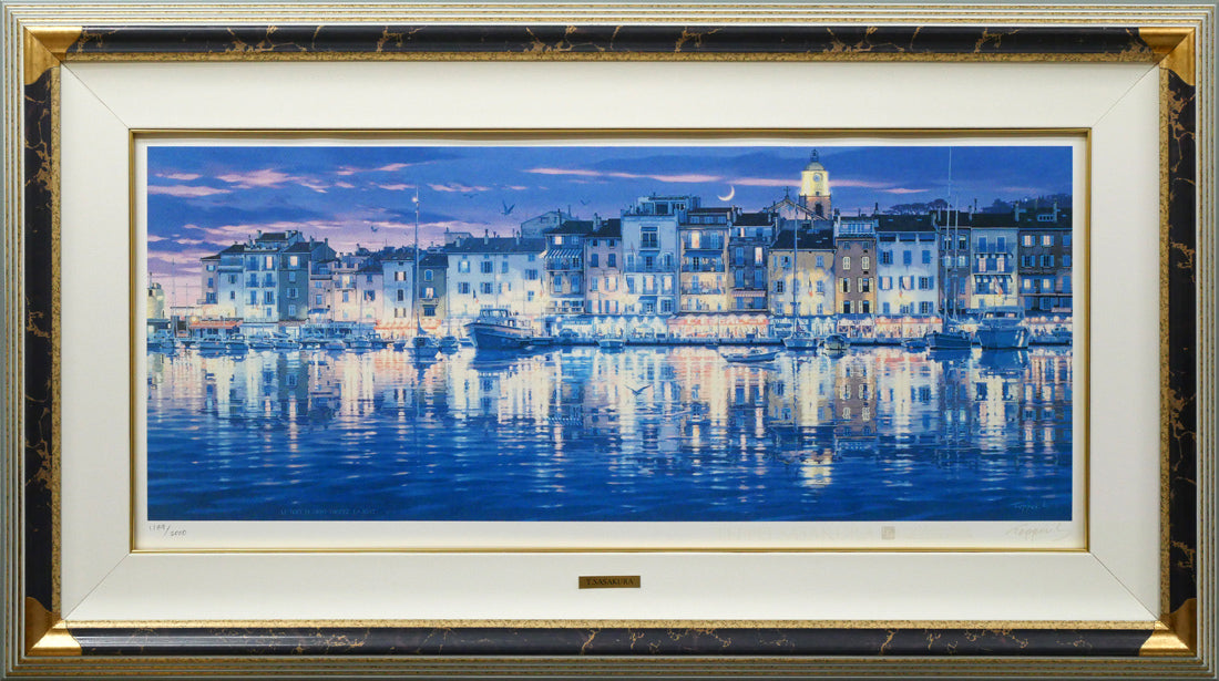 笹倉鉄平「サントロペ」ミックストメディア版画