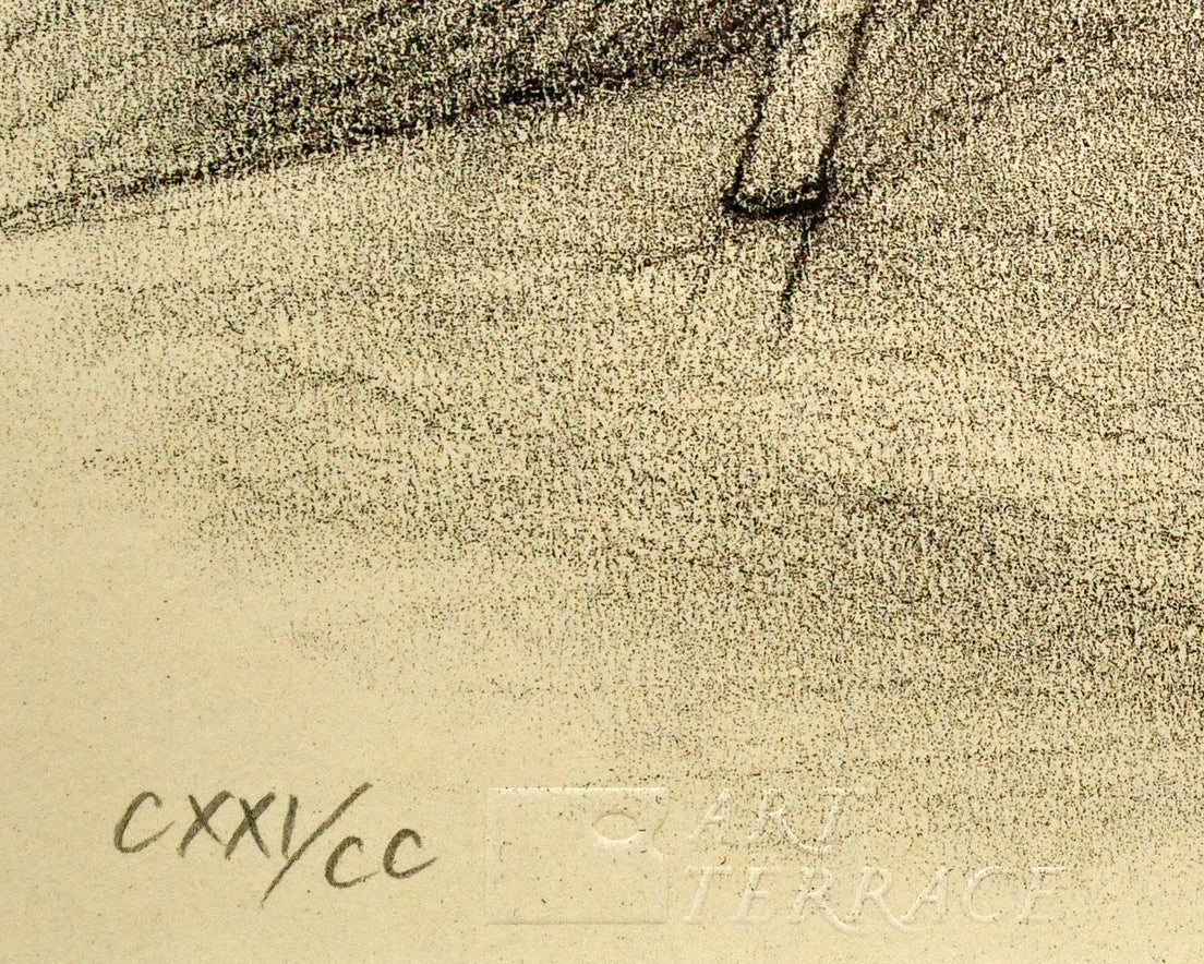 笹倉鉄平「うたた寝」リトグラフ+シルクスクリーン版画 限定番号(ed,121/200)、エンボス印(ART TERRACE)