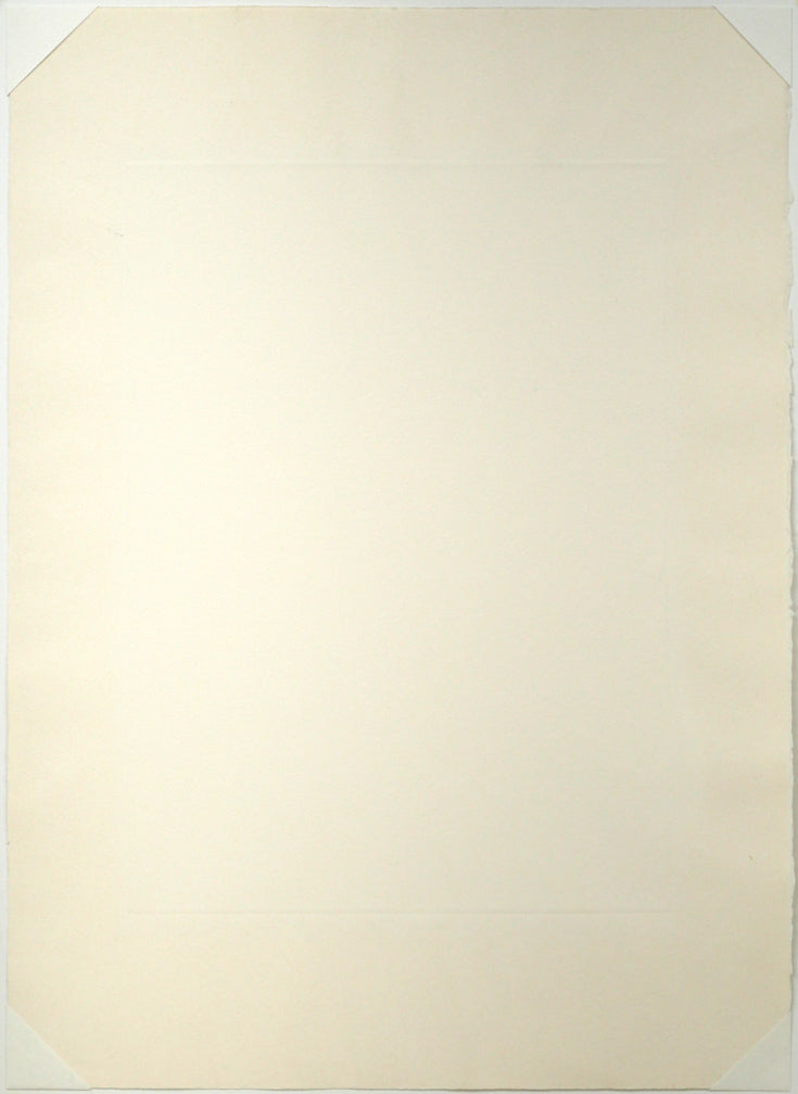 佐藤忠良「正面向きに座る少女(版画集「10人の女たち」より)」ドライポイント(銅版画) 作品シート裏側画像