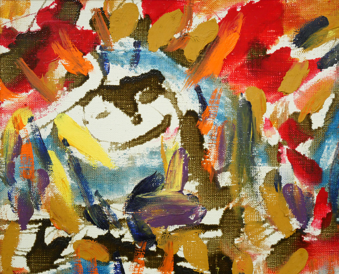 佐藤勝彦「無題」油絵・F8号 拡大画像1