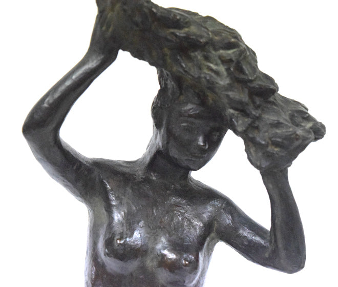 佐藤忠良「裸婦」ブロンズ作品 拡大画像2