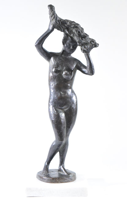 佐藤忠良「裸婦」ブロンズ作品 作品全体画像1