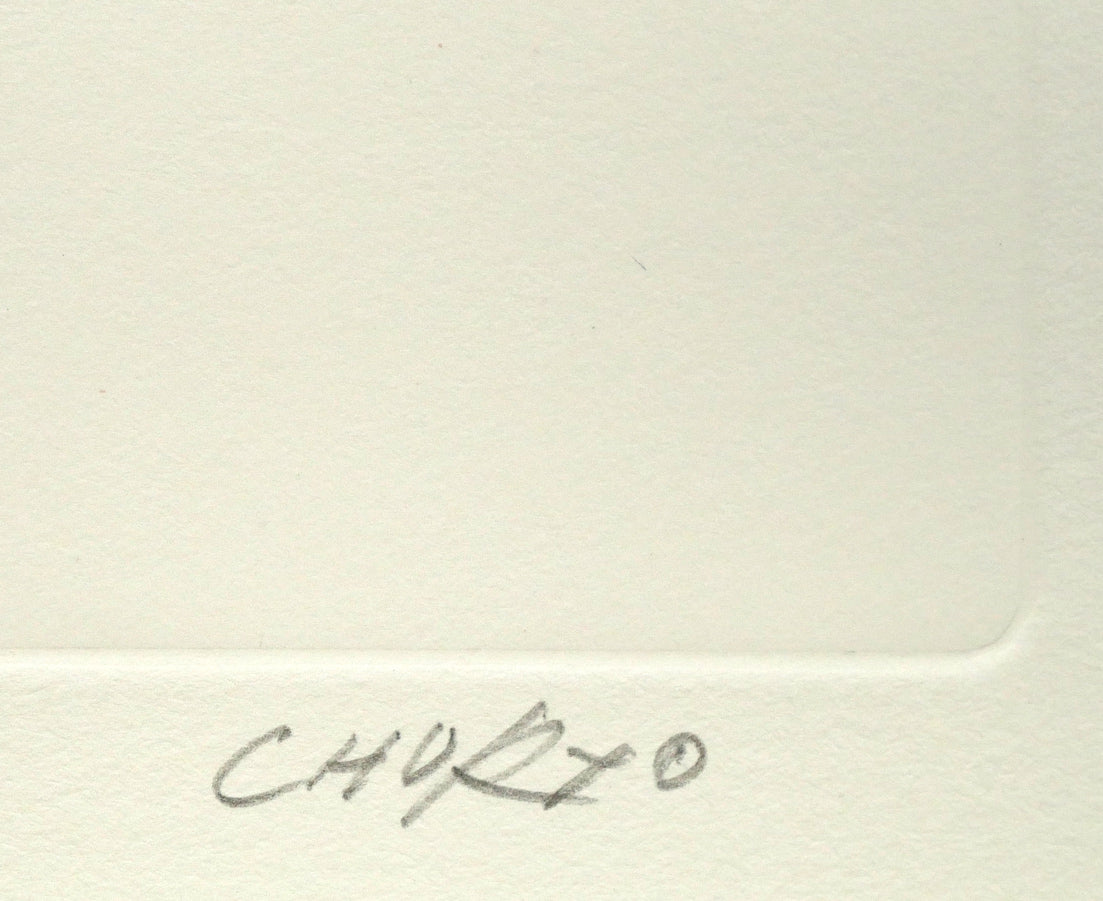 佐藤忠良「座像(或る日の女Ⅳ)」エッチング(銅版画)・限定品 本人直筆鉛筆サイン