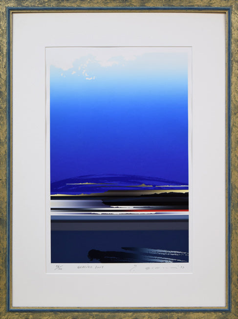 沢田哲郎「GLACIER ZONE」シルクスクリーン版画