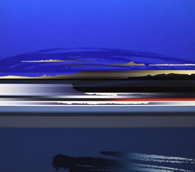 沢田哲郎「GLACIER ZONE」シルクスクリーン版画 拡大画像2