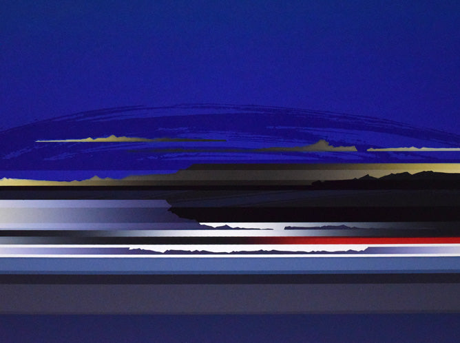 沢田哲郎「GLACIER ZONE」シルクスクリーン版画 拡大画像3