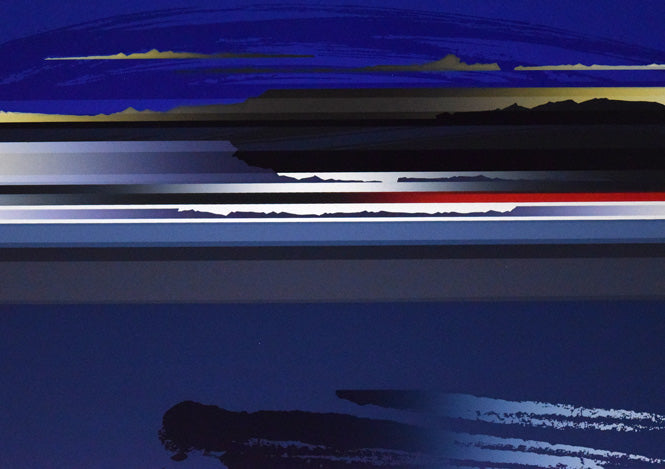 沢田哲郎「GLACIER ZONE」シルクスクリーン版画 拡大画像4