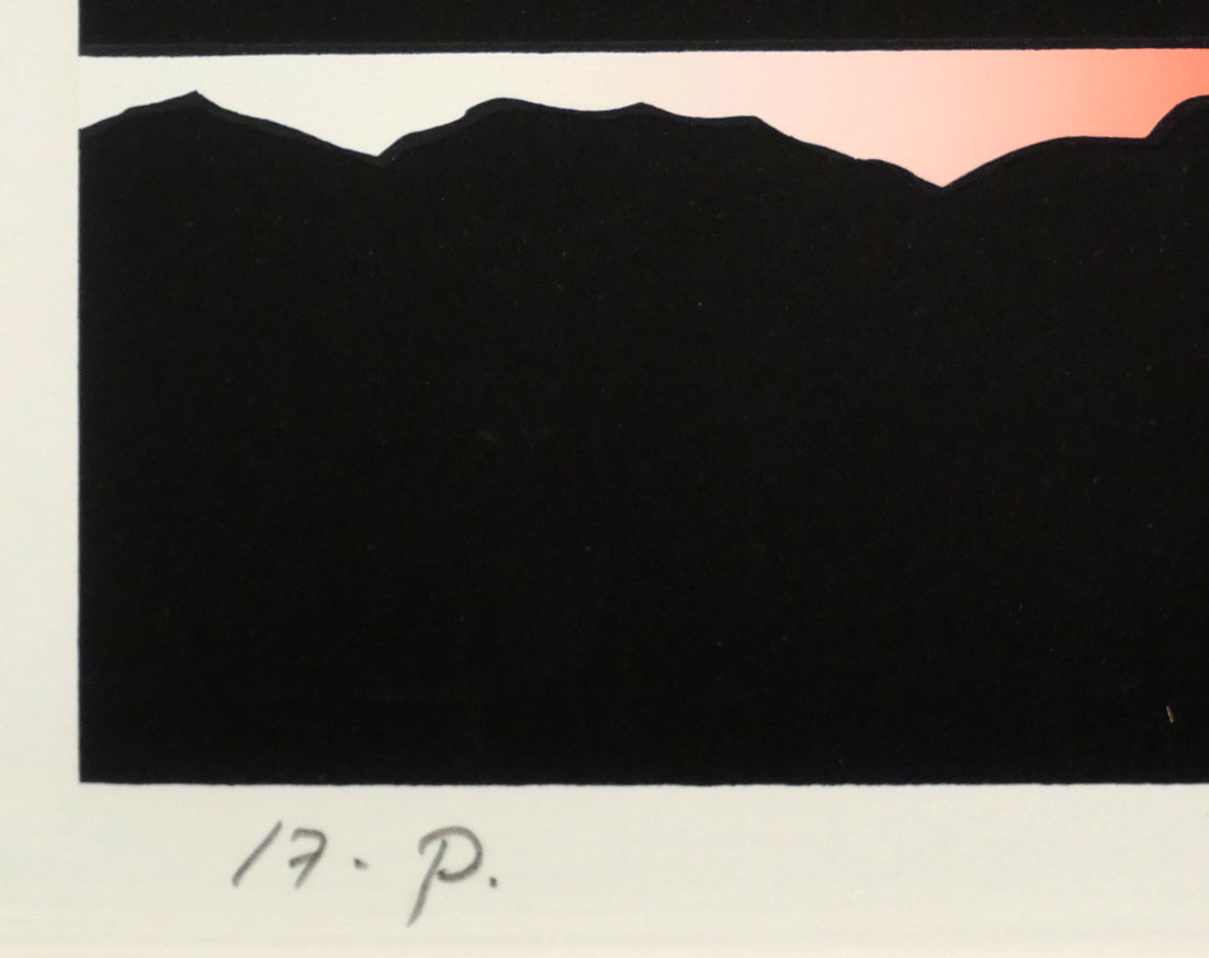 沢田哲郎「SKY SCAPE シリーズ」シルクスクリーン版画 限定番号(ed,A.P.=作家保存版)