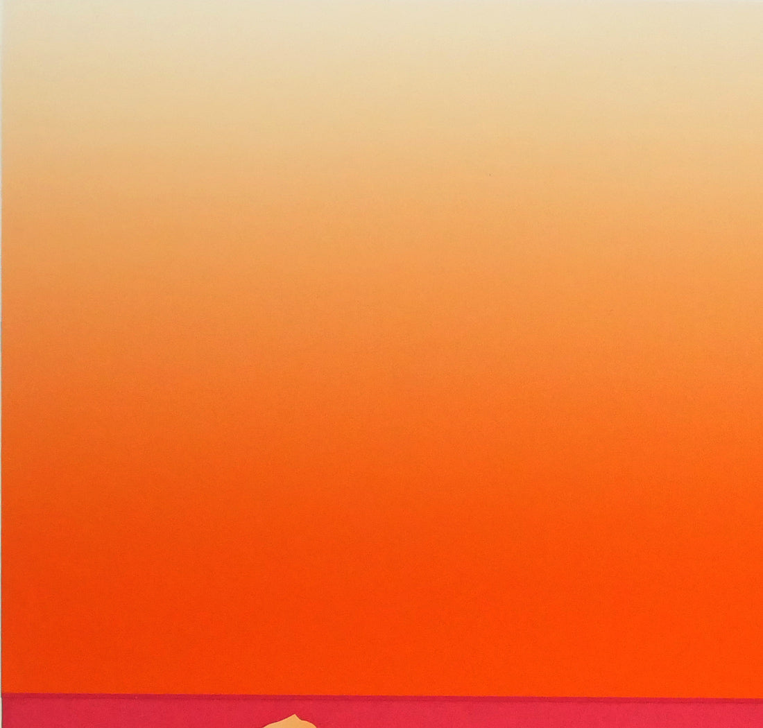 沢田哲郎「SKY SCAPE シリーズ」シルクスクリーン版画 拡大画像1