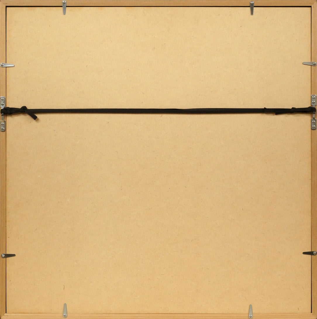 沢田哲郎「SKY SCAPE シリーズ」シルクスクリーン版画 額縁裏側画像