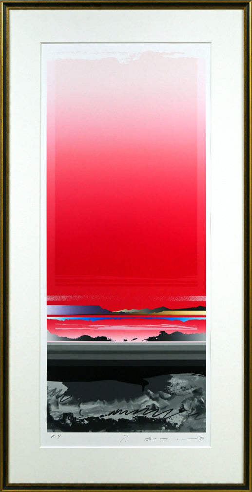 沢田哲郎「VIVID ZONE」シルクスクリーン版画