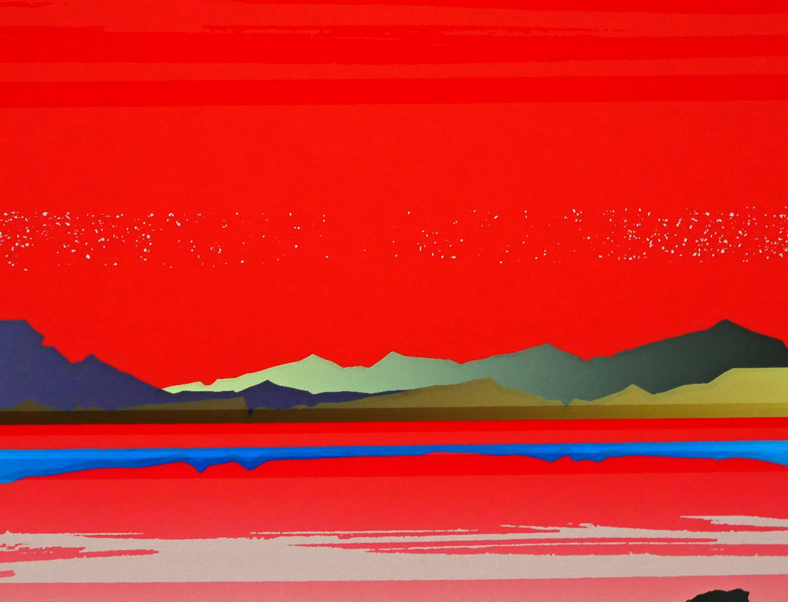 沢田哲郎「VIVID ZONE」シルクスクリーン版画 拡大画像4