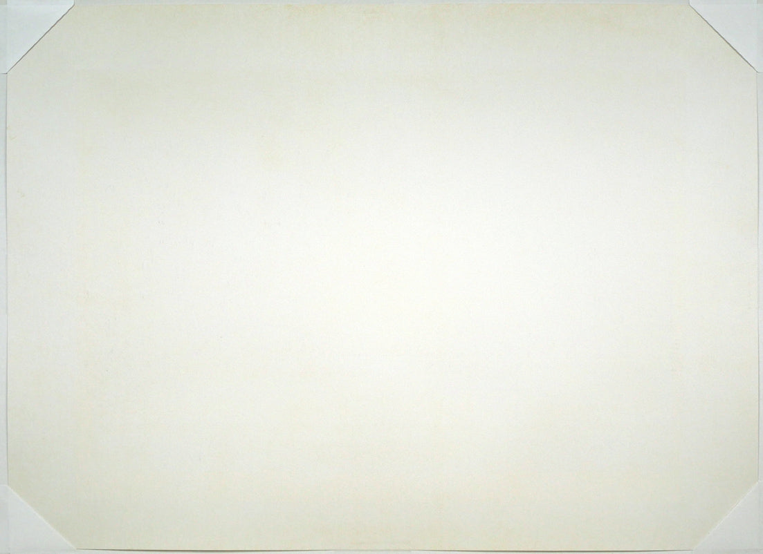 沢田哲郎「WHITE NIGHT」シルクスクリーン版画 作品裏側画像