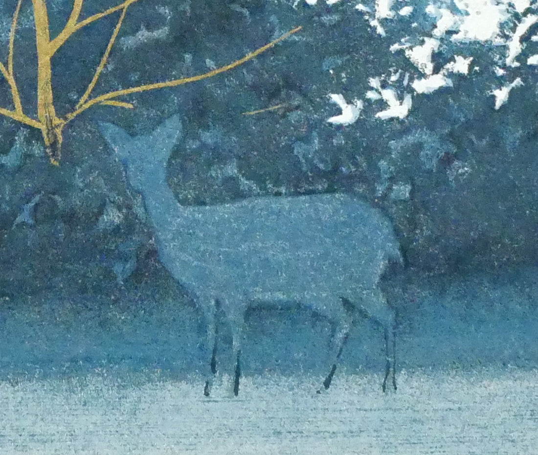 千住博「朝の大和」リトグラフ 拡大画像6