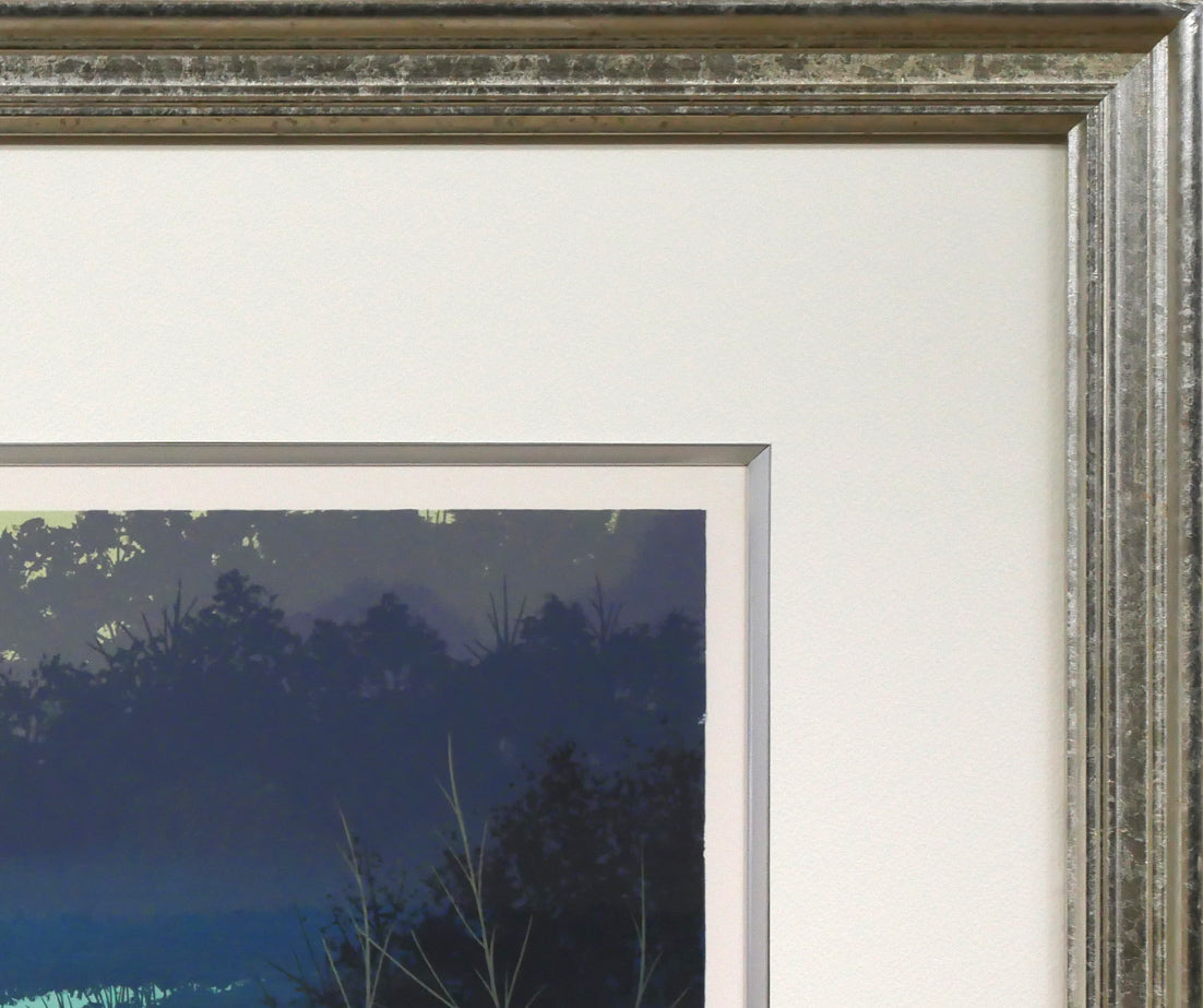 千住博「水」リトグラフ 額装画像2