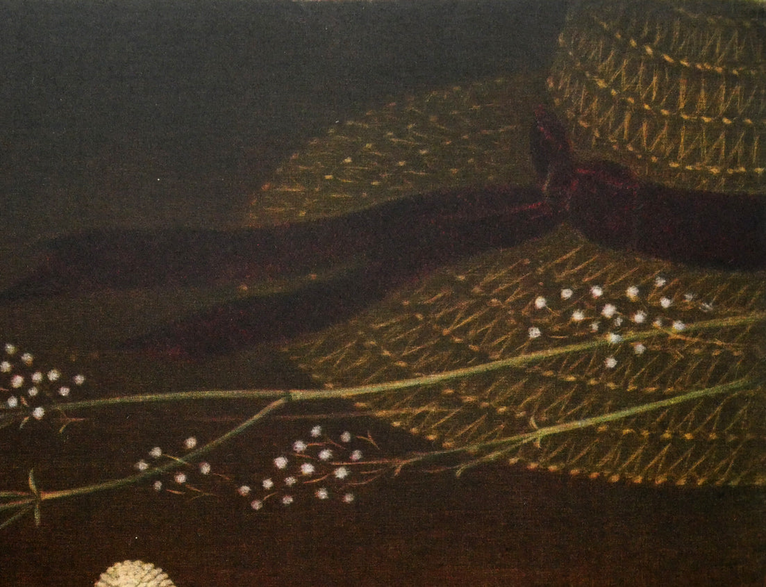 清水敦「かすみ草(Baby′s Breath)」銅版画(カラーメゾチント) 拡大画像3