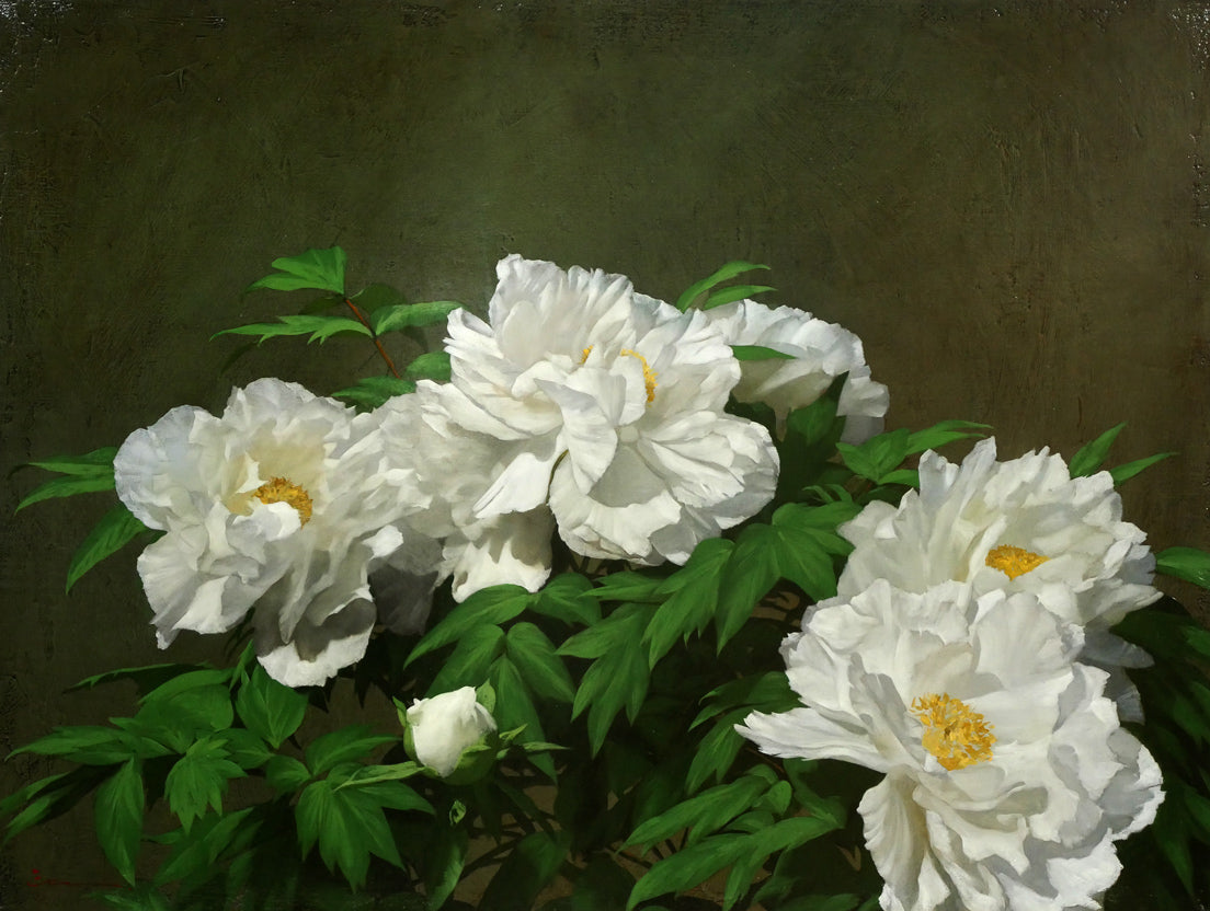 清水悦男「信濃紀行」油絵・P12号 作品全体画像