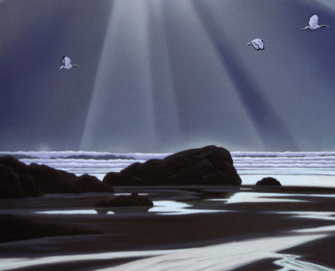 シム シメール(Schim SCHIMMEL)「目覚め」ミクストメディア版画 拡大画像3