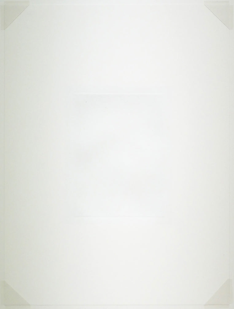 渋谷栄一「蝶と少女」銅版画 作品裏側画像