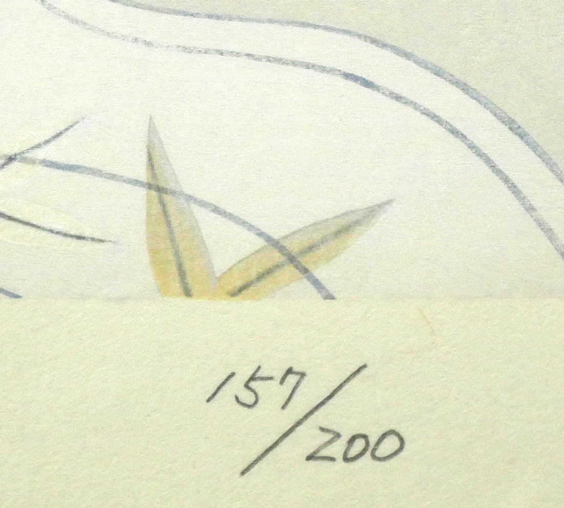 志村立美「舞妓」木版画 限定番号(ed,157/200)