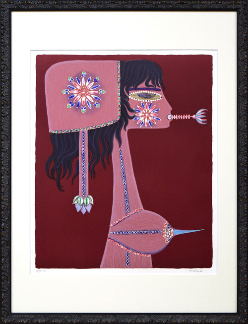 マックス・ワルター スワーンベリ「想像力のポートレート」リトグラフ