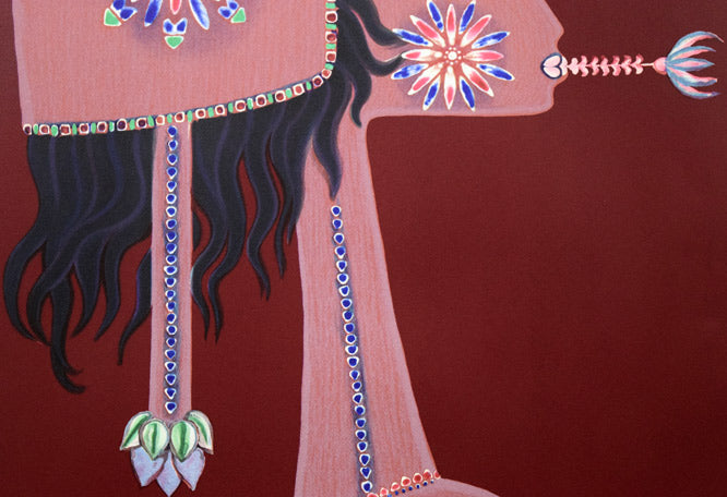 マックス・ワルター スワーンベリ「想像力のポートレート」リトグラフ 拡大画像4