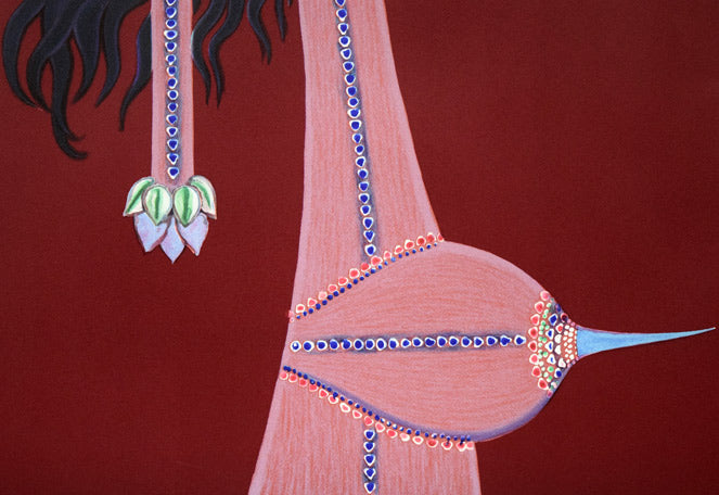 マックス・ワルター スワーンベリ「想像力のポートレート」リトグラフ 拡大画像5