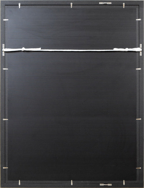 マックス・ワルター スワーンベリ「想像力のポートレート」リトグラフ 額縁裏側画像