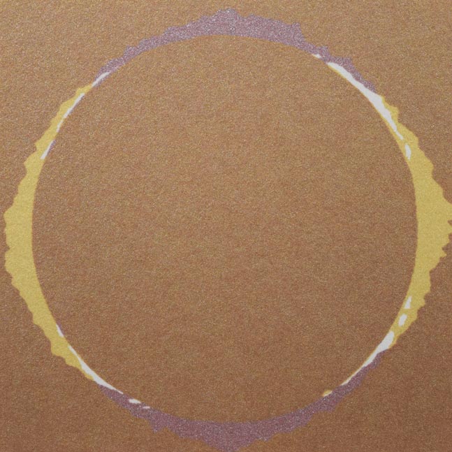 末武英一「無題(抽象)」シルクスクリーン版画 拡大画像2