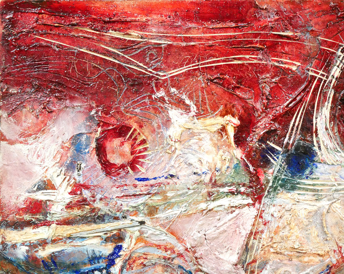 菅原弘記「ミトス」油絵・F6号 拡大画像1