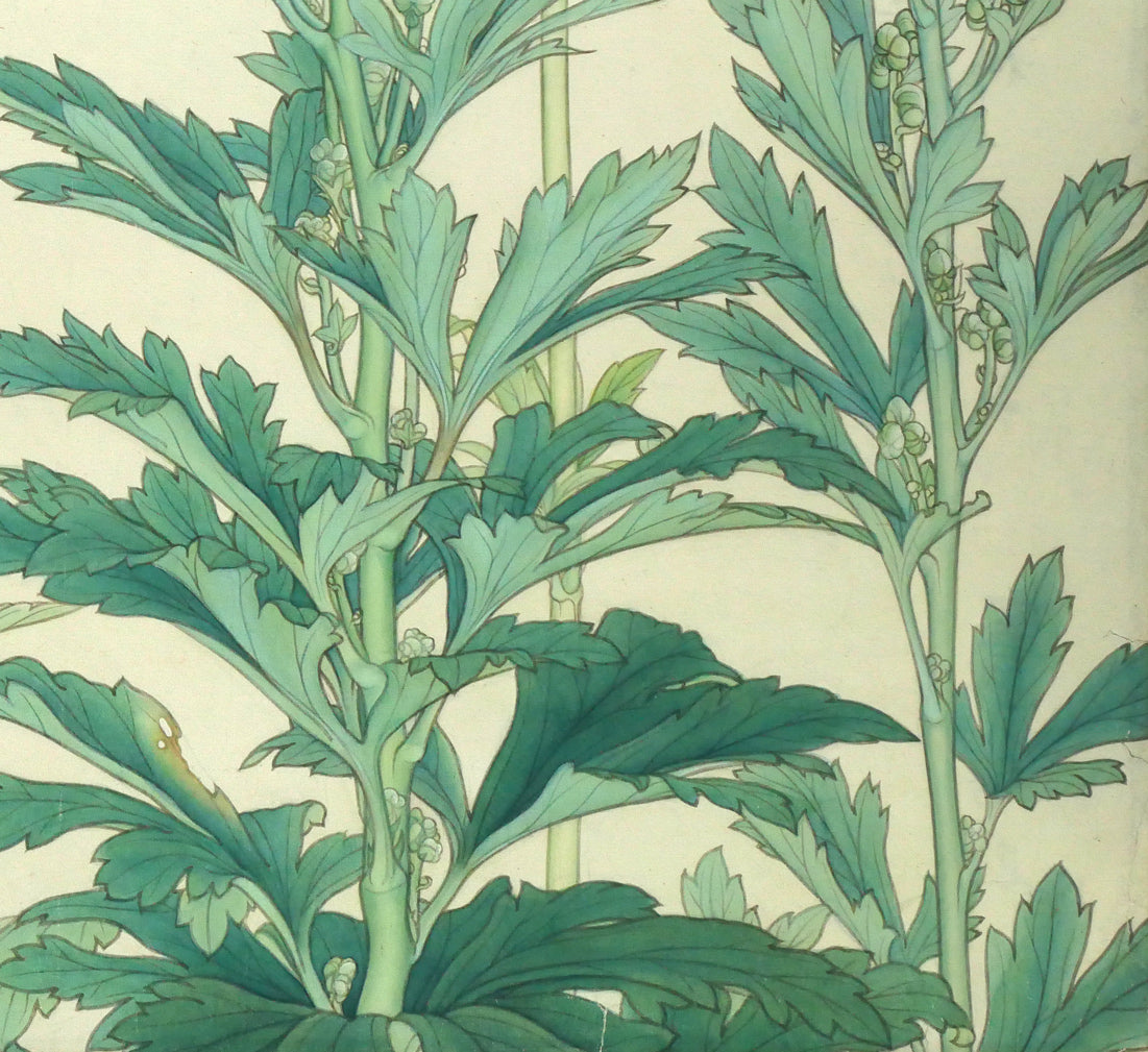 杉山寧「花」日本画・15号 拡大画像8