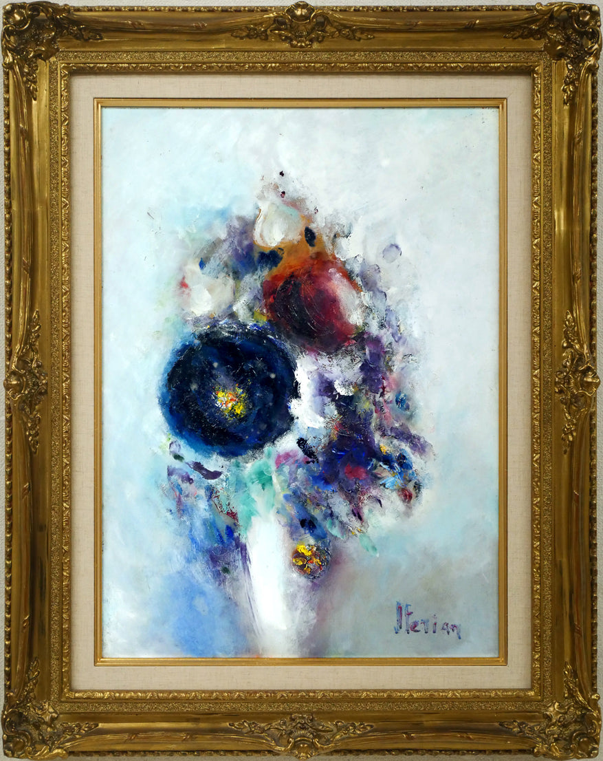 マルガリータ ステリアン(Margareta STERIAN)「ファンタジック・ブーケ」油絵・変形10号