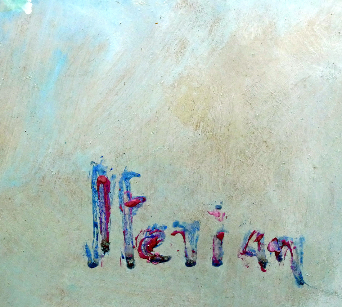 マルガリータ ステリアン(Margareta STERIAN)「ファンタジック・ブーケ」油絵・変形10号 サイン拡大画像