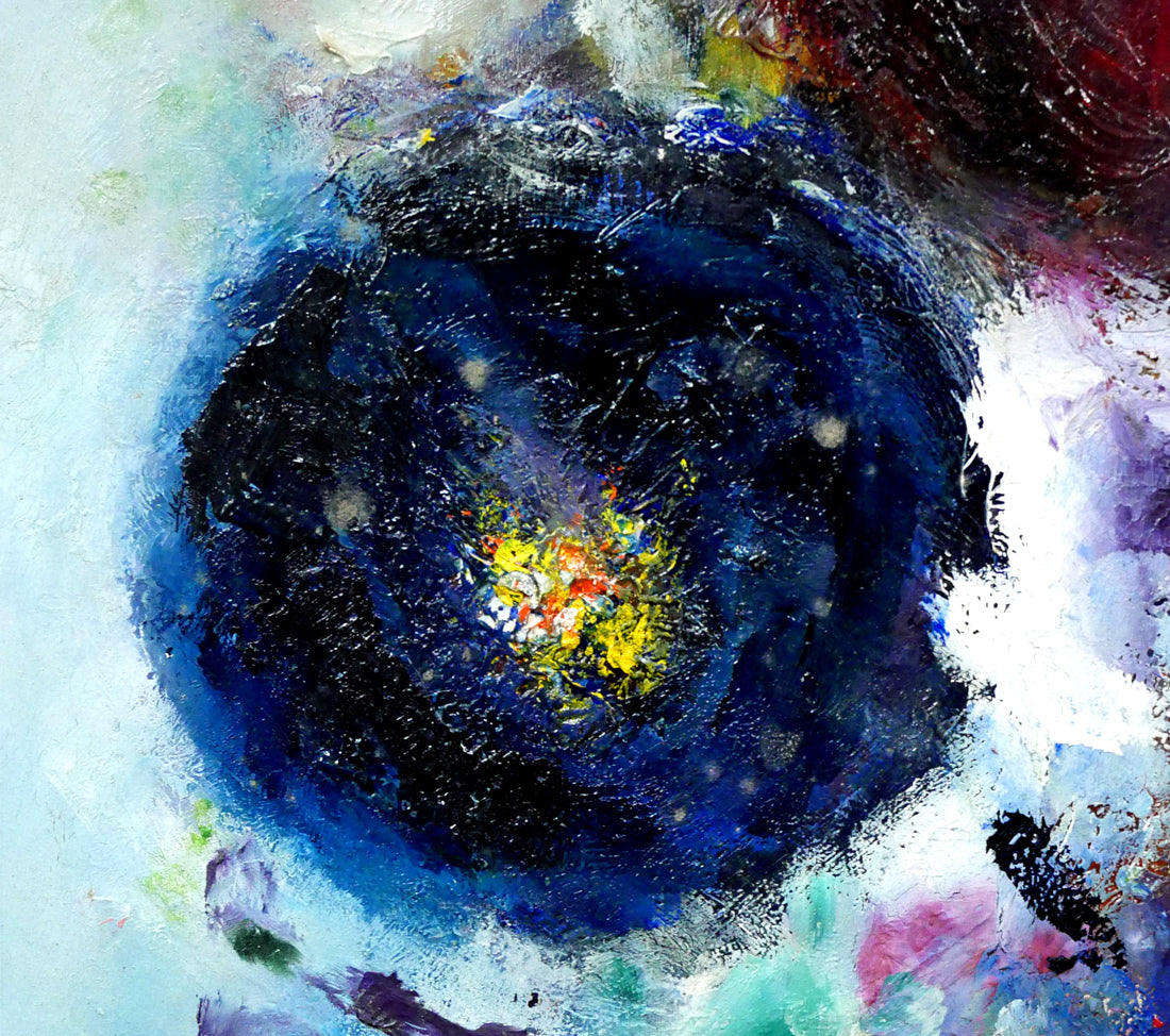 マルガリータ ステリアン(Margareta STERIAN)「ファンタジック・ブーケ」油絵・変形10号 拡大画像3