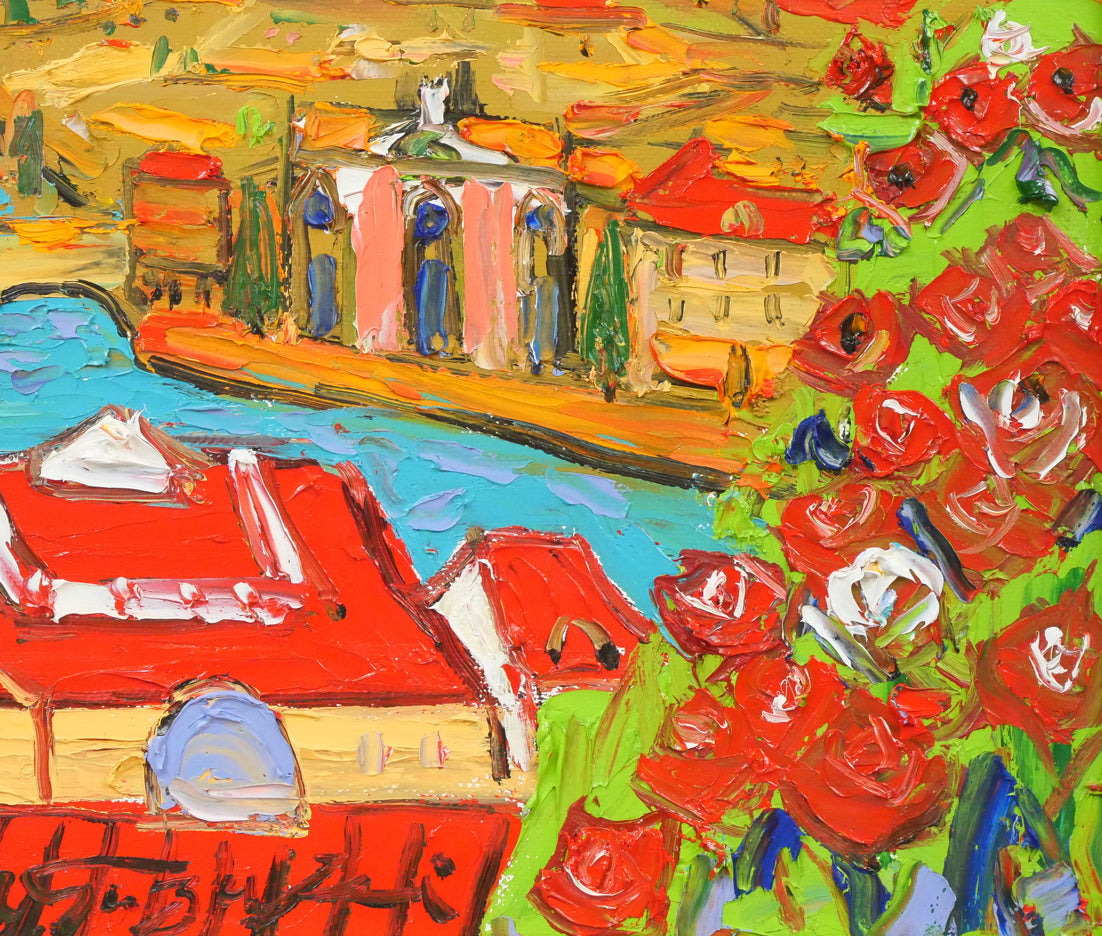 鈴木マサハル「FIRENZE(イタリア・フィレンツェ)」油絵・F10号 拡大画像4