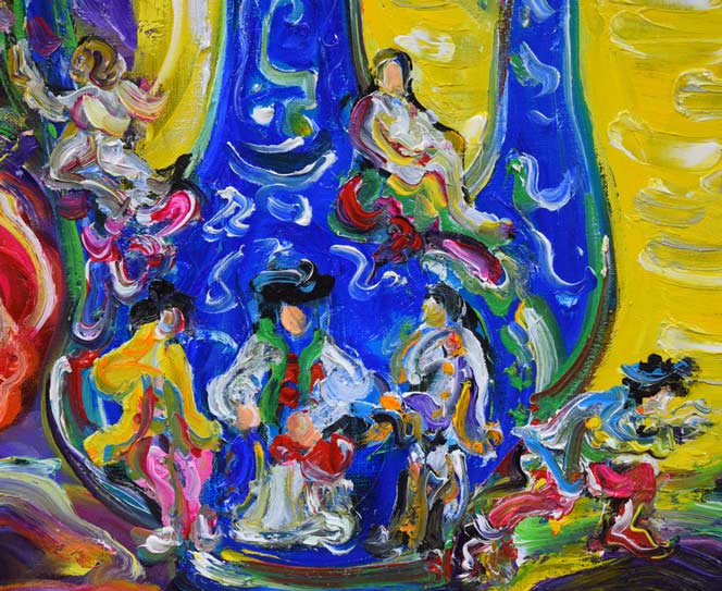 鈴木康雄「薔薇」油絵・F10号 拡大画像3